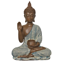 Thai Buddha mit Schale Höhe: 35 cm