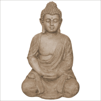 Buddha sitzend Höhe: 62 cm