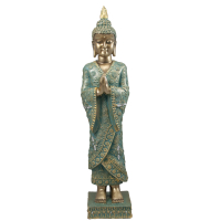 Buddha stehend gold Höhe: 55 cm