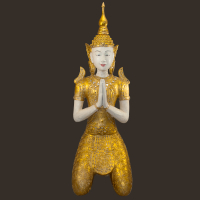Goldener Buddha  Höhe: 74 cm