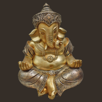 Ganesha gold Höhe: 21 cm