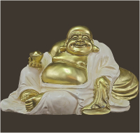 Lachender Buddha Höhe: 13 cm