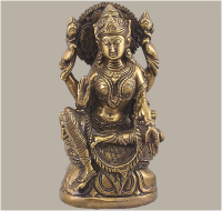 Weisse Tara Bronzefigur Höhe: 19 cm