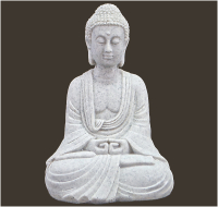 Thai-Buddha sitzend Höhe: 13 cm