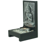 Preview: Buddha Teelicht-Set silber (Figur 1) Höhe: 15,5 cm