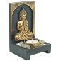 Preview: Buddha Teelicht-Set gold (Figur 2) Höhe: 15,5 cm