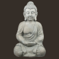 Preview: Meditations-Buddha grau Höhe: 47 cm