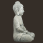 Preview: Meditations-Buddha grau Höhe: 47 cm