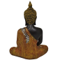 Preview: Buddha schwarz / gold Höhe: 27 cm