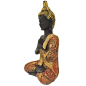 Preview: Buddha schwarz/gold (Figur 2) Höhe: 21 cm