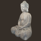 Preview: Meditations-Buddha grau Höhe: 71 cm