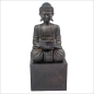 Preview: Buddha auf Sockel mit Teelicht (Figur 1) Höhe: 30 cm