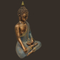 Preview: Buddha im Lotussitz Höhe: 22 cm