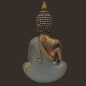 Preview: Buddha im Lotussitz Höhe: 22 cm