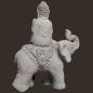 Preview: Buddha auf Elefant Höhe: 46 cm