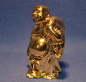 Preview: Happy-Buddha Gold glänzend Höhe: 7 cm