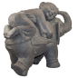 Preview: Shaolin auf Elefant Höhe: 44 cm