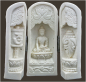 Preview: Buddha Triptychon Höhe: 12 cm