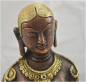 Preview: Parvati Statue Messing bicolor Höhe: 15 cm