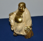 Preview: Lachender Buddha sitzend auf Geldsack (Figur 1) Höhe 10 cm