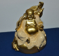 Preview: Lachender Buddha sitzend auf Geldsack (Figur 2) Höhe 10 cm