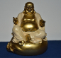 Preview: Lachender Buddha sitzend auf Geldsack (Figur 3) Höhe 10 cm