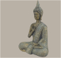 Preview: Thai Buddha sitzend altgold Höhe: 20 cm