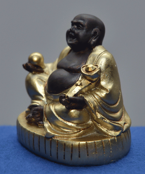 Lachender Buddha (Figur 1) Höhe: 5 cm