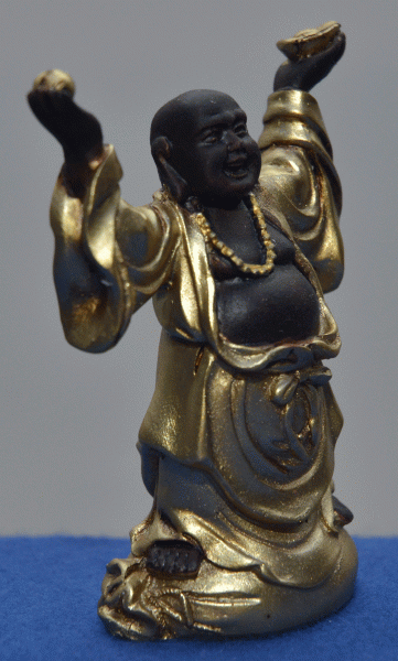 Lachender Buddha (Figur 10) Höhe: 7.5 cm