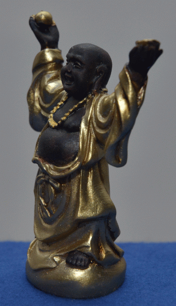 Lachender Buddha (Figur 10) Höhe: 7.5 cm