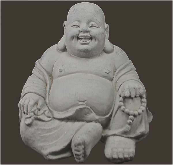 Happy-Buddha Höhe: 24 cm