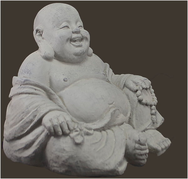 Happy-Buddha Höhe: 24 cm