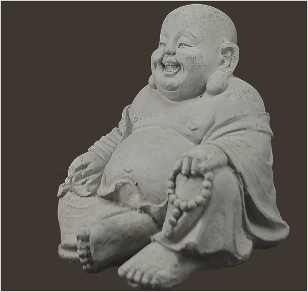 Happy-Buddha Höhe: 24 cm