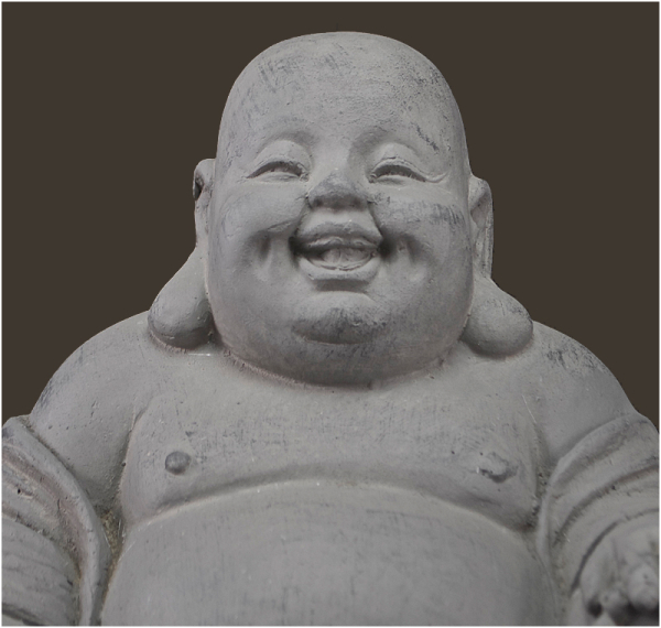 Happy-Buddha Höhe: 24 cm