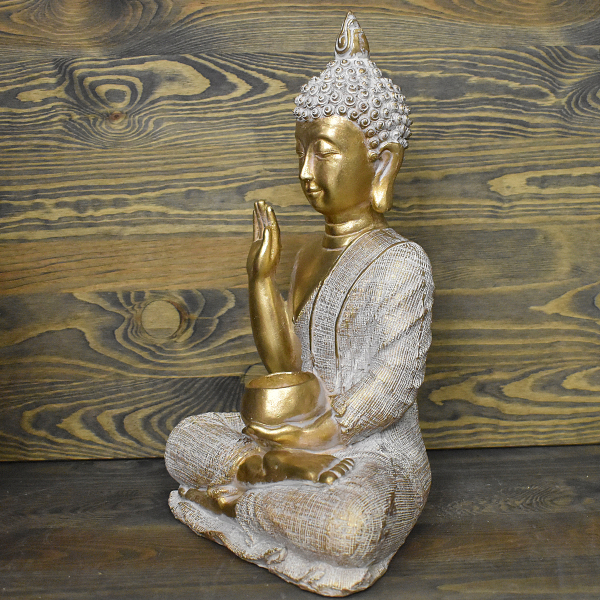 Thai Buddha mit Bettelschale Höhe: 35 cm