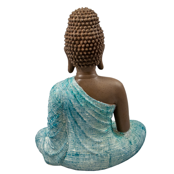 Buddha türkis/braun Höhe: 29 cm