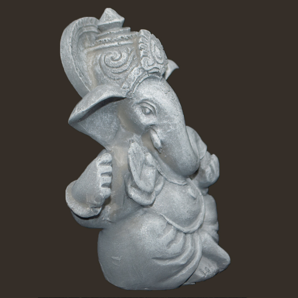 Ganesha grau Höhe: 10 cm