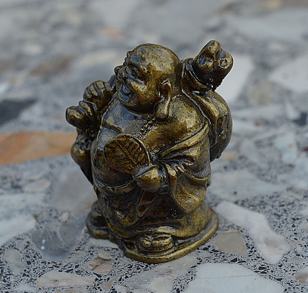 BUD4602-G Figur 5 Happy Buddhas zum Sammeln Höhe: 5 cm