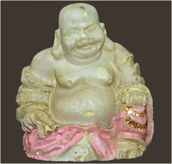 Buddha-Miniatur (Figur 1) Höhe: 3.5 cm