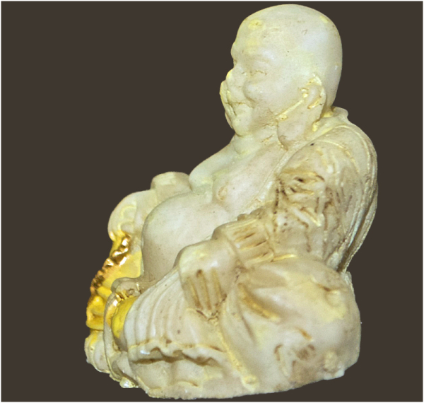 Buddha-Miniatur (Figur 3) Höhe: 3.5 cm