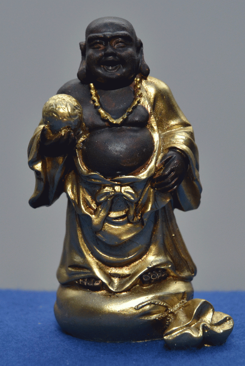 Lachender Buddha (Figur 11) Höhe: 7.5 cm