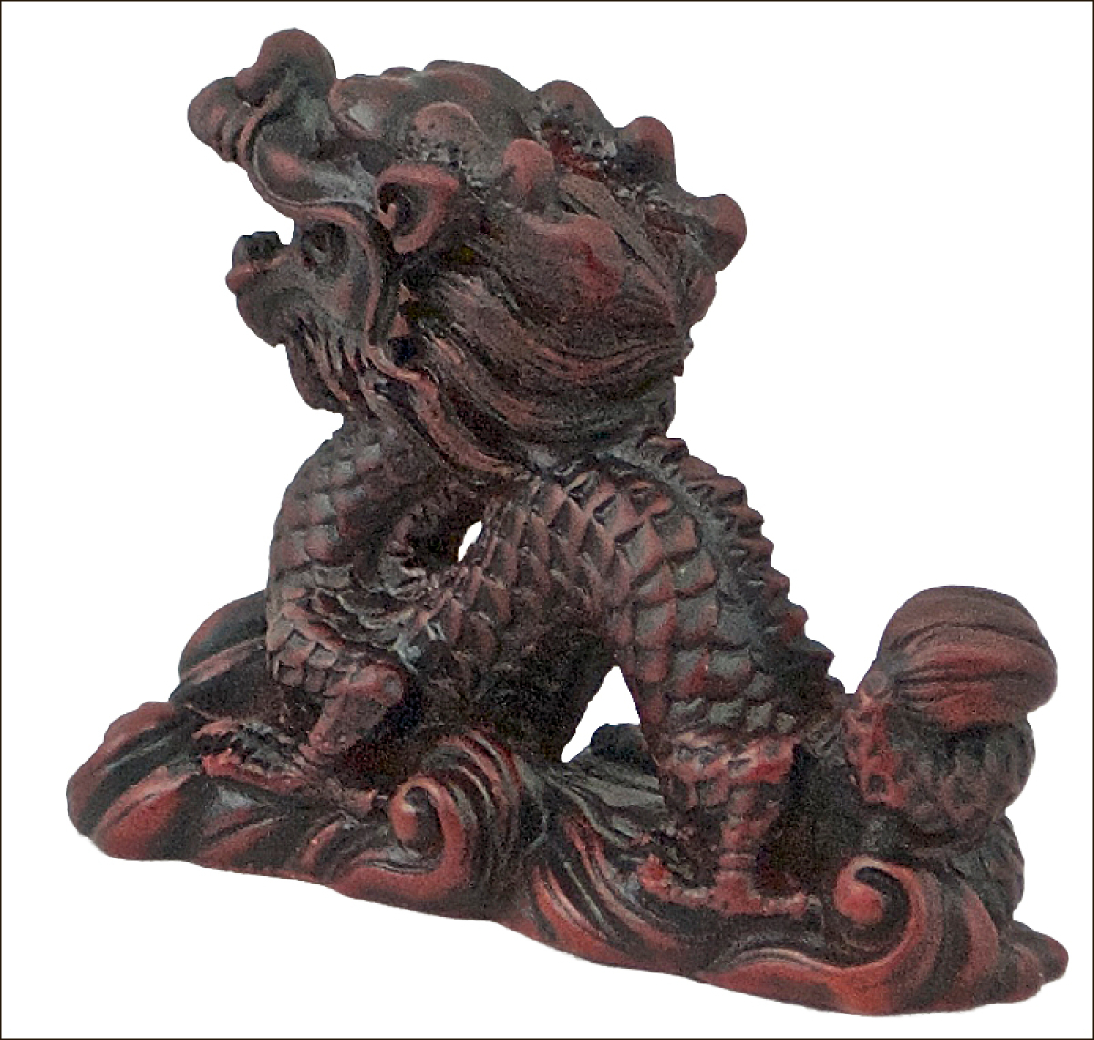 Chinesischer Glücksdrache (Figur 3) Höhe: 6 cm