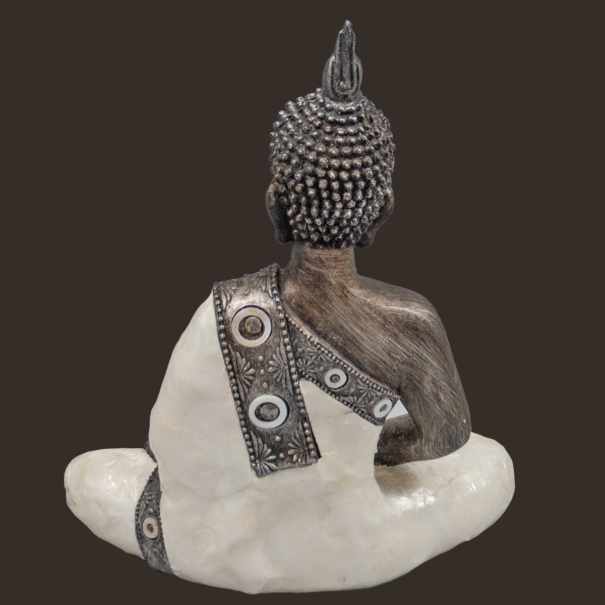 Perlmutt-Buddha in Meditationsstellung Höhe: 26 cm