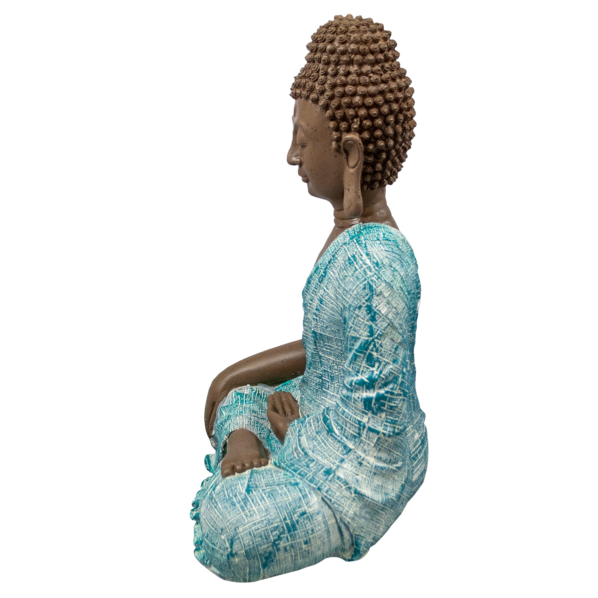 Buddha türkis/braun Höhe: 29 cm