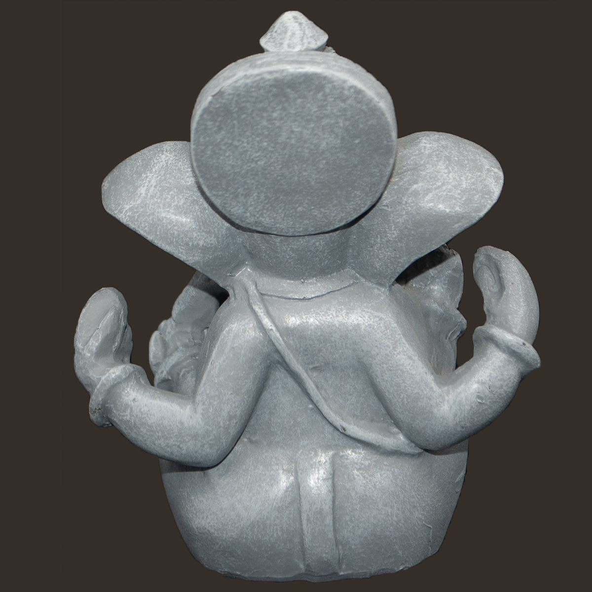 Ganesha grau Höhe: 10 cm