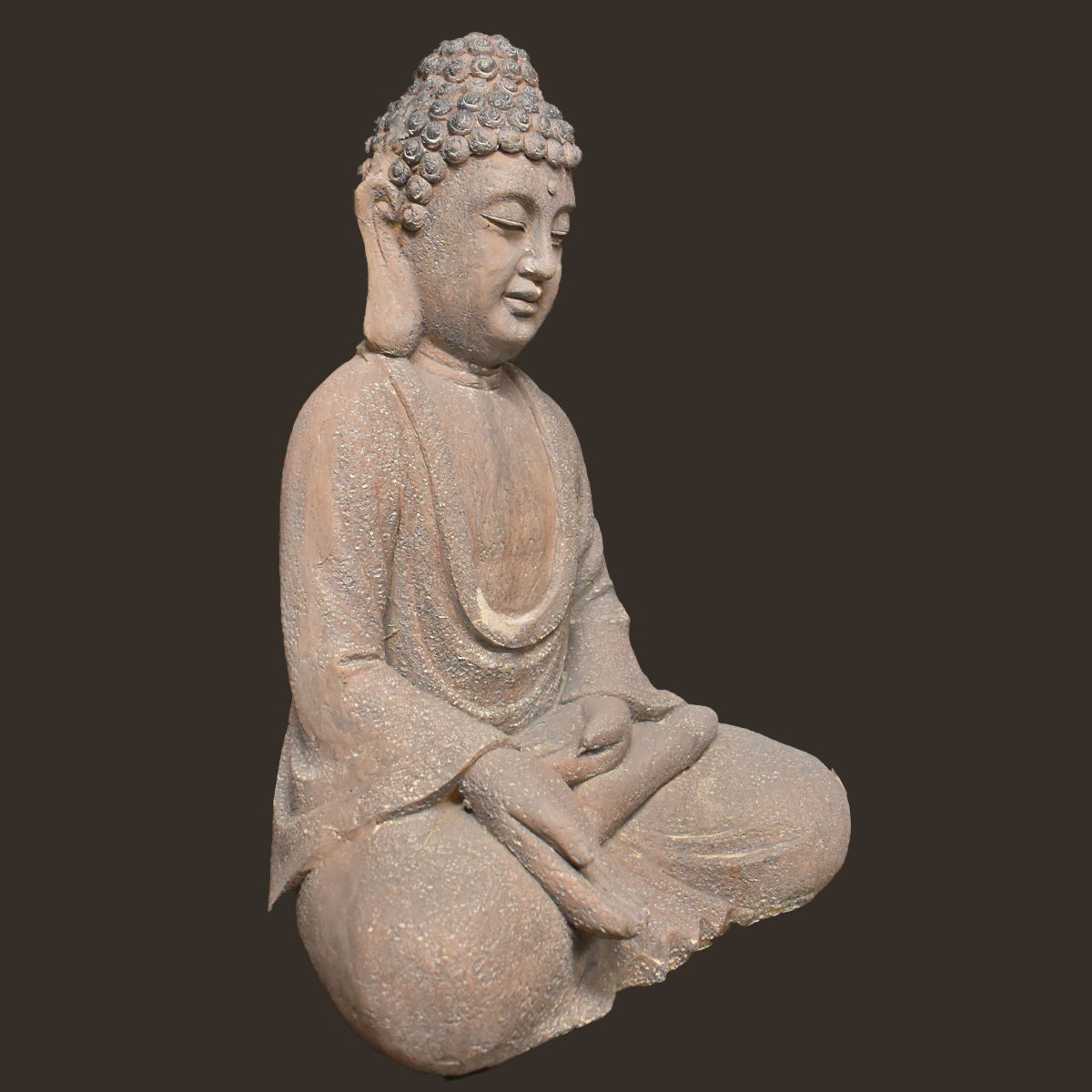Buddha antikbraun Höhe: 58 cm