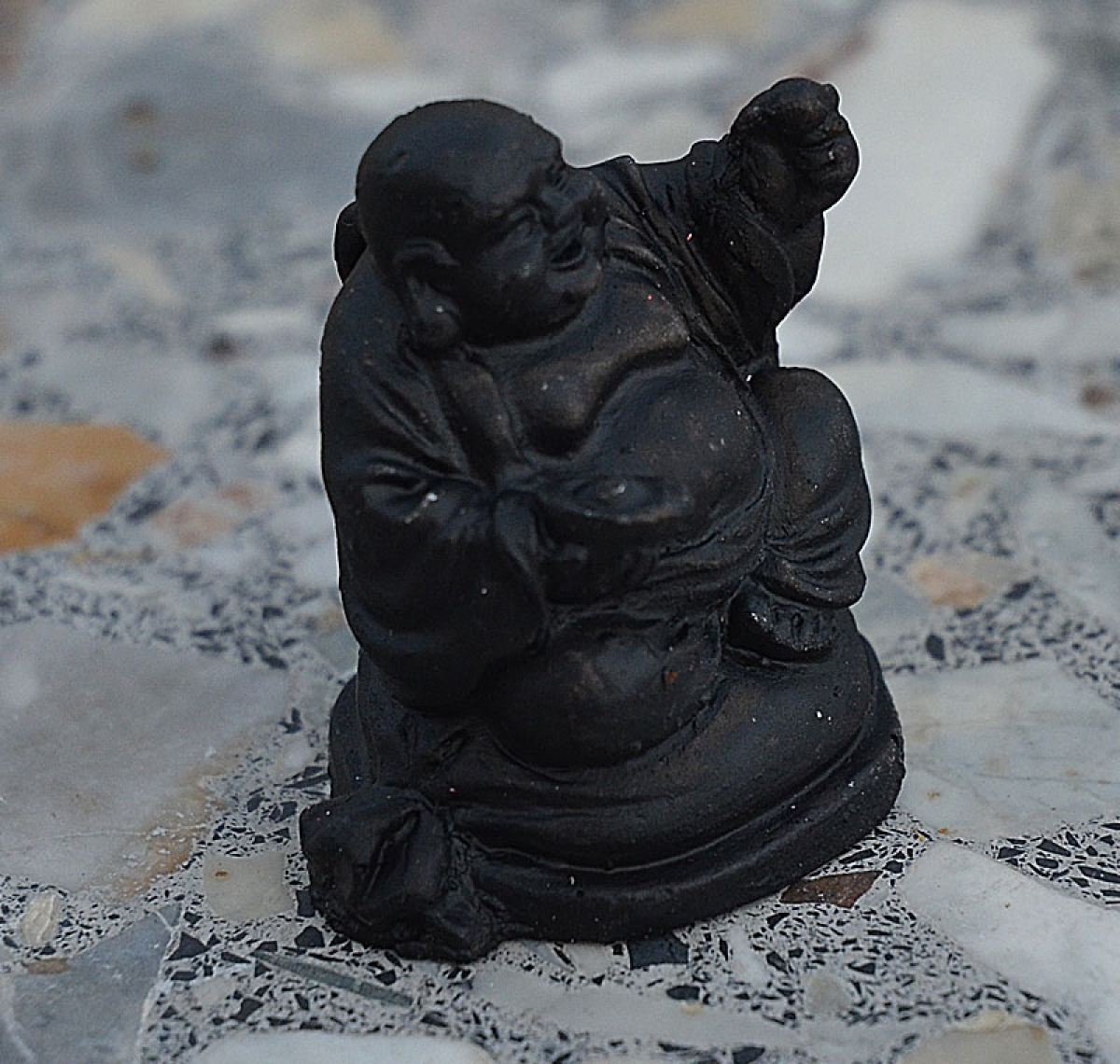 Happy Sammel-Buddhas (Figur 4) Höhe 3.5 cm