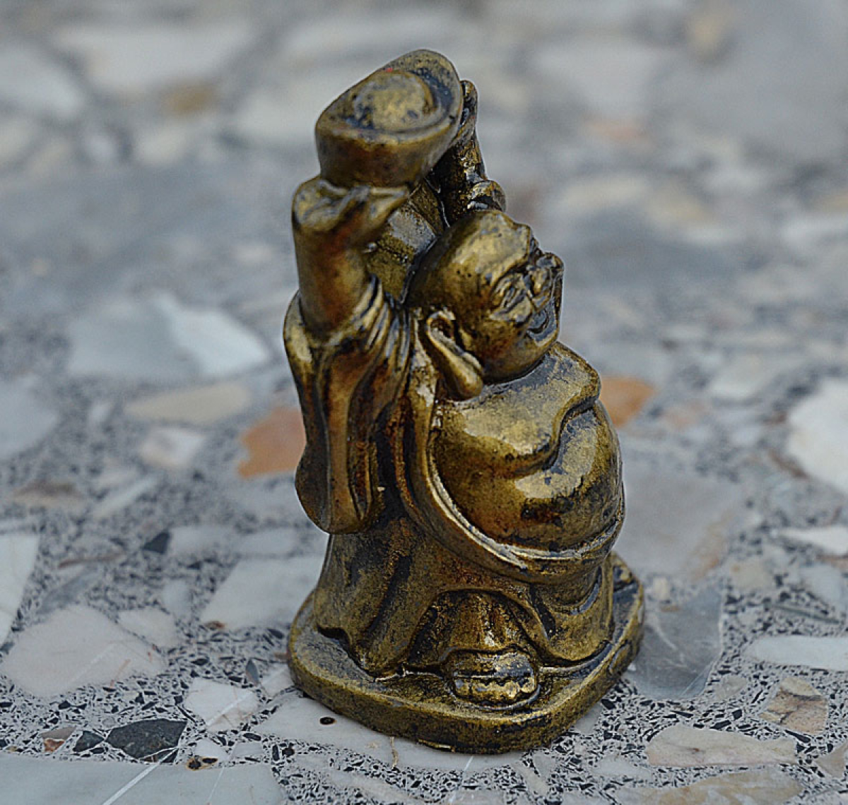 BUD4602-G Figur2 Happy Buddhas zum Sammeln Höhe: 5 cm