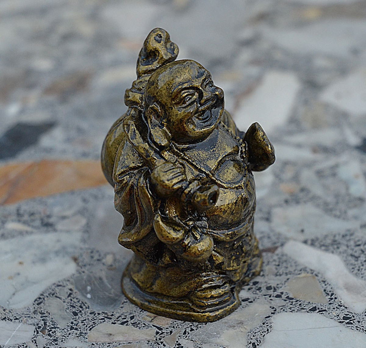 BUD4602-G Figur 5 Happy Buddhas zum Sammeln Höhe: 5 cm