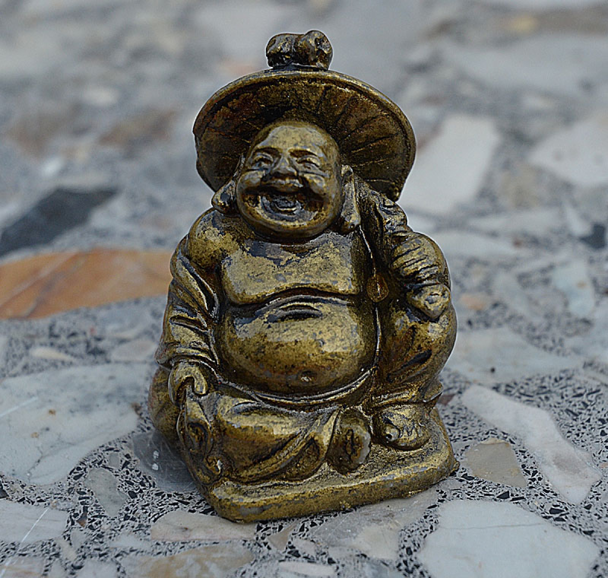 BUD4602-G Figur 6 Happy Buddhas zum Sammeln Höhe: 5 cm